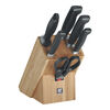 VIER STERNE, Set di coltelli con ceppo, 7-pz., naturale, small 8