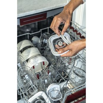 CUBE Saklama Kabı 4S / 11 cm, şeffaf-beyaz,,large 22