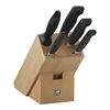 VIER STERNE, 6-pcs, Bloc de couteaux, Nature, small 1