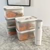 Fresh & Save, Meal Prep Vakuum Starters&aelig;t, 6-dele/ M, Hvid / Semitransparent-Gr&aring;, Plastik, small 7