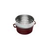 La Cocotte, Cocotte avec panier vapeur 26 cm, Rond(e), Grenadine, Fonte, small 3
