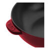 Pans, 26 cm / 10 inch cast iron Frying pan, grenadine-red, small 4