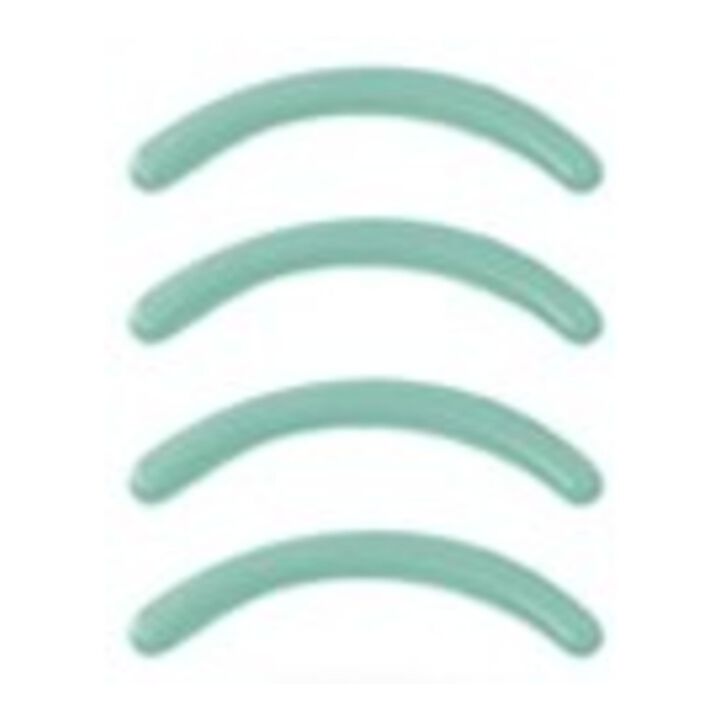 TWINOX, Wimperpads, 4-delig | Silicone | Muntgroen, large 1