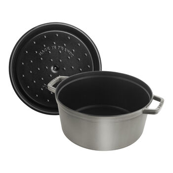D&ouml;k&uuml;m Tencere | Grafit Gri | 24 cm | 3,7 l | yuvarlak,,large 10