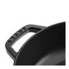 Braisers, 3.7 l cast iron round Saute pan Chistera, black, small 5