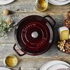 D&ouml;k&uuml;m Tencere | Bordo | 24 cm | 3,7 l | yuvarlak,,large