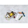Dinos, L DINOS Vacuum Lunch Box with divider, plastic, white-grey, small 6