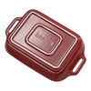 Ceramique, 2,4 l ceramic rectangular Oven dish, ancient-copper, small 2