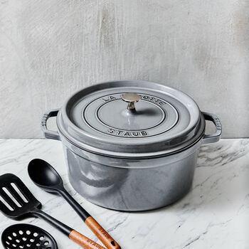 D&ouml;k&uuml;m Tencere | Grafit Gri | 24 cm | 3,7 l | yuvarlak,,large 2