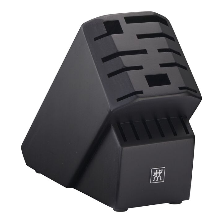 Storage, Rubberwood, Pro Black Knife Block Empty, large 1