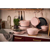 Pans, 28 cm / 11 inch cast iron Traditional Deep Frypan, sorbet rose - Visual Imperfections, small 8