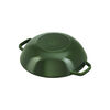 Specialities, Wok mit Glasdeckel 30 cm, rund, Basilikum-Gr&uuml;n, Gusseisen, small 3