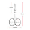 CLASSIC, Tesoura para unha 9 cm, polido, small 4