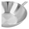 Apollo 7, Wok flacher Boden 30 cm, 18/10 Edelstahl, small 3