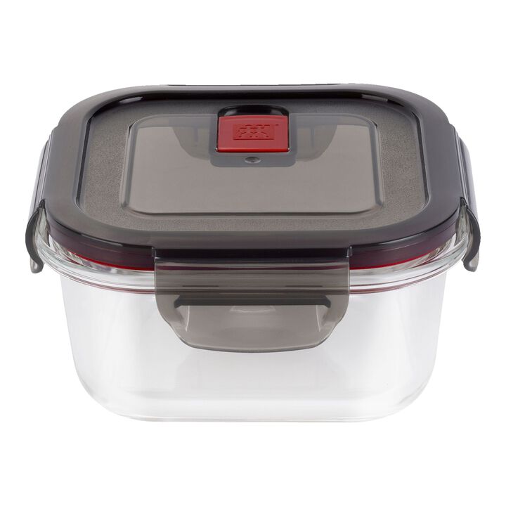 Gusto, 500 ml borosilicate glass Square Storage Jar, large 1