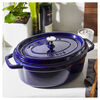 La Cocotte, Cocotte 29 cm, Ovale, Bleu intense, Fonte, small 6
