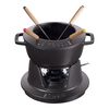 La fondue, Service &agrave; fondue 16 cm, Noir mat, small 1
