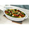 Ceramique, 1 l ceramic oval baking dish, white, small 2