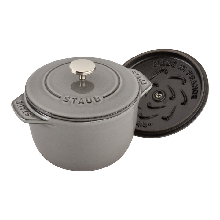 La Cocotte, 725 ml cast iron round Rice cocotte, graphite-grey, large 2