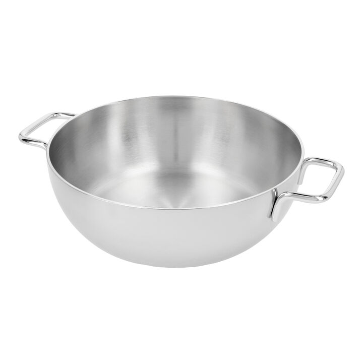 Apollo 7, 28 cm, Serveringspanna med glaslock, Silver, large 3