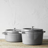 La Cocotte, Cocotte tief 24 cm, rund, Graphit-Grau, Gusseisen, small 8
