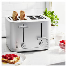 4 short slots Toaster - silver