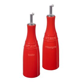 Juego de aceite y vinagre 20 cm, Cerámica, Cereza