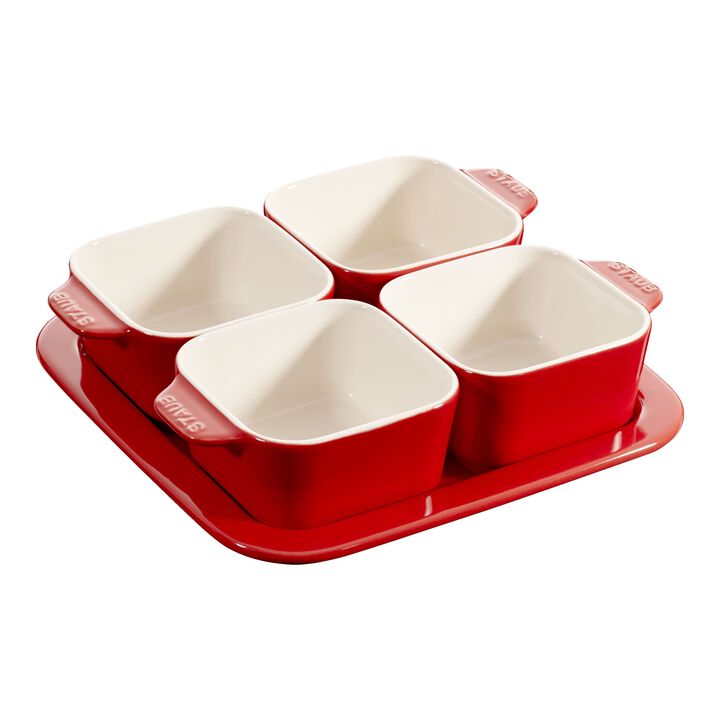 Ceramique, Juego para aperitivos 5-pzs, Cerámica, large 1
