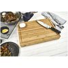 Set med sk&auml;rbr&auml;da och knivar, 3-st/ 10/20 cm, Brun/ Svart, Bambu/ St&aring;l, small 4