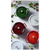 La Cocotte, 3.7 l cast iron round Cocotte, grenadine-red - Visual Imperfections, small 13