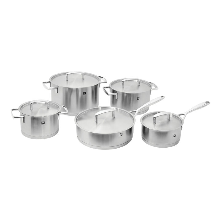 Passion, 10 Piece 18/10 Stainless Steel Cookware set, large 1
