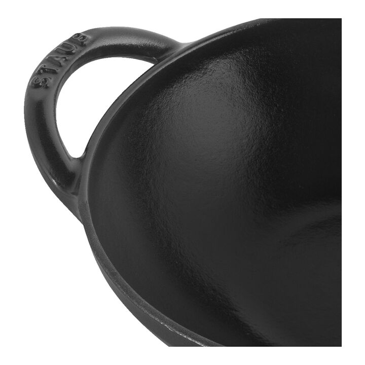Specialities, 16 cm / 6.5 inch cast iron Mini Wok, black, large 3