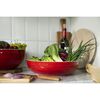 Ceramique, 28 cm ceramic round serving bowl, cherry, small 4