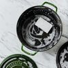 La Cocotte, 6.75 l cast iron round Cocotte, basil-green, small 7