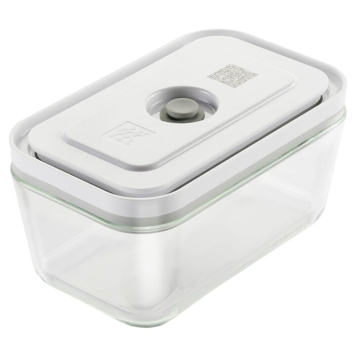 Fresh & Save, Vakuumset Matlagning, 6-st/ M, Grå/ Vit, Glas, large 3