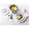 Pro, 5-pcs 18/10 Stainless Steel Pot set silver, small 12