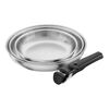 Unlock, Set di padelle, 4-pz., acciaio inox, small 1