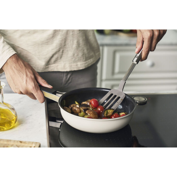 Pure, Stegepande, 28 cm, 18/10 rustfrit stål, Keramisk non-stick belægning, large 2