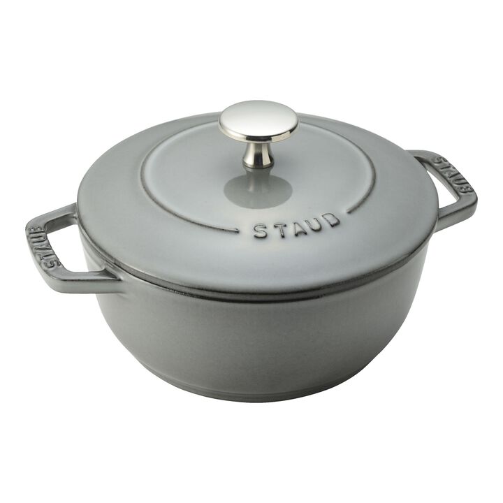 鋳物ホーロー鍋, Wa-NABE・フレンチオーブン 16 cm, 鋳鉄, large 1
