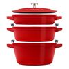 Stackable Set, Grydes&aelig;t Stackable 3-dele, St&oslash;bejern, small 1