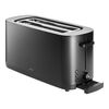 Enfinigy, Toaster mit Br&ouml;tchenaufsatz, 2 Schlitze lang, Schwarz, small 2