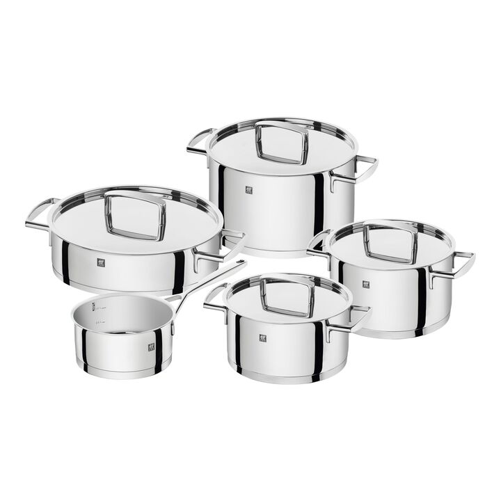 Passion, Batería de cocina 5-pzs, 18/10 Acero inoxidable, large 1