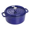 La Cocotte, 22 cm round Cast iron Cocotte dark-blue, small 1