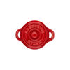 Ceramique, Mini braadpan 10 cm / 200 ml, Rond, Kersenrood, small 3