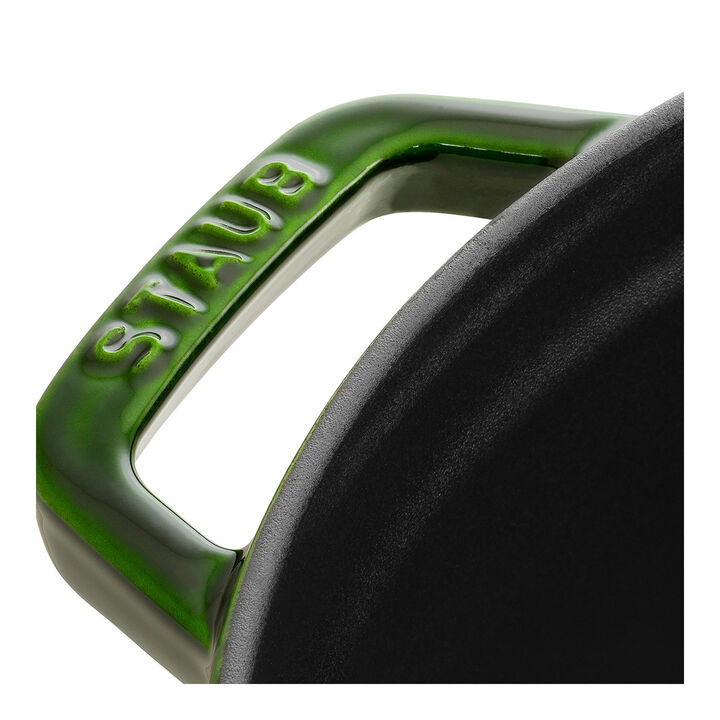 La Cocotte, 6.75 l cast iron round Cocotte, basil-green - Visual Imperfections, large 4