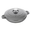 Plats en fonte, 20 cm, Assiette chaude , Gris graphite, small 1