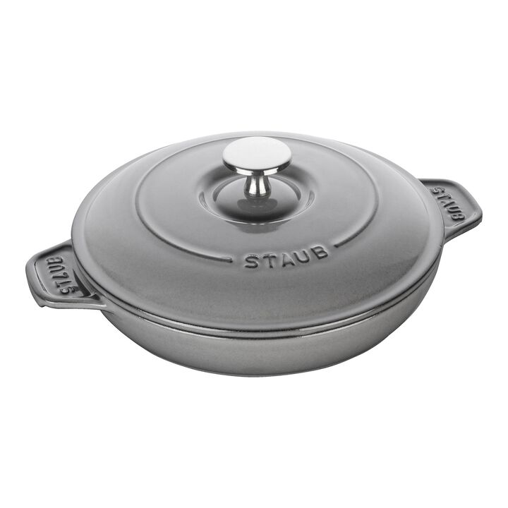 Specialities, 20 cm round Cast iron Oven dish with lid graphite-grey, large 1
