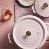 La Cocotte, 6.75 l cast iron round Cocotte, sorbet rose, small 6