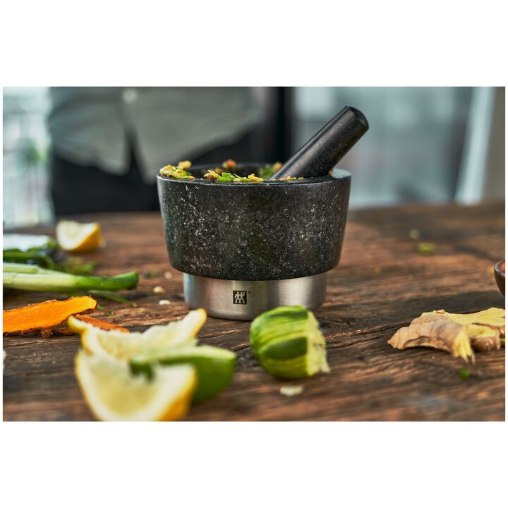 Spices, Mörser mit Stößel, 15 cm, Granit, large 4