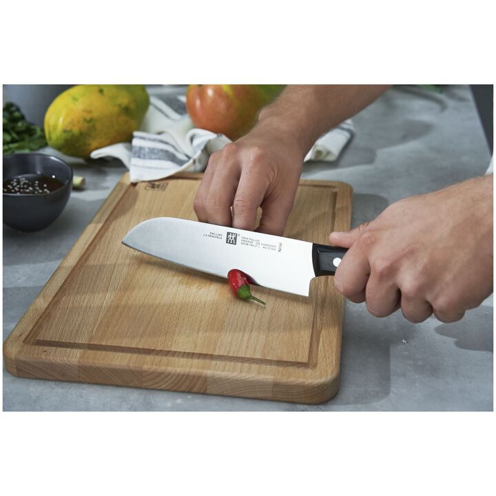 TWIN Pollux, Faca santoku 18 cm, Borda lisa, large 3